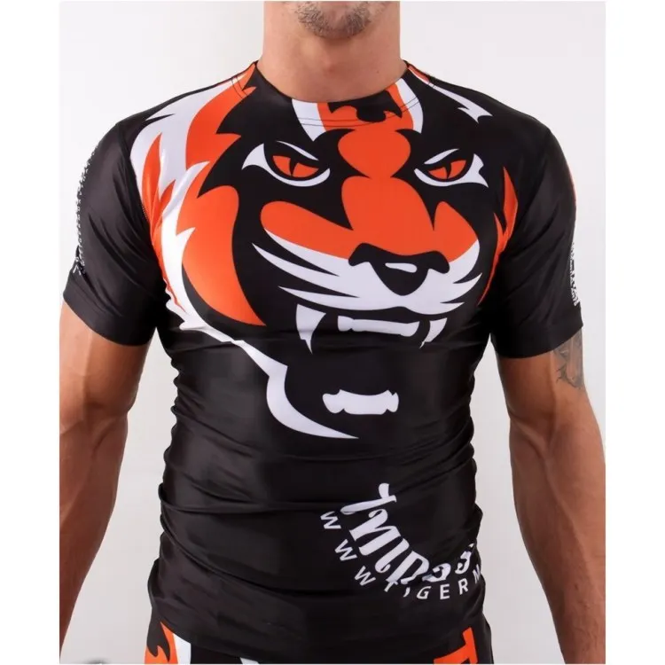 SOTF Tight elastic body-building clothes Tiger Muay Thai MMA Muay Thai ...