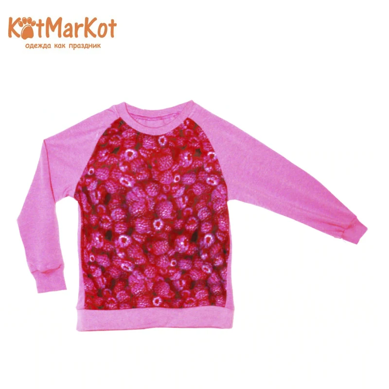 Яркие свитшоты для девочек с ягодым рисунком в 3D  Магазин Kotmarkot в Tmall! - фото