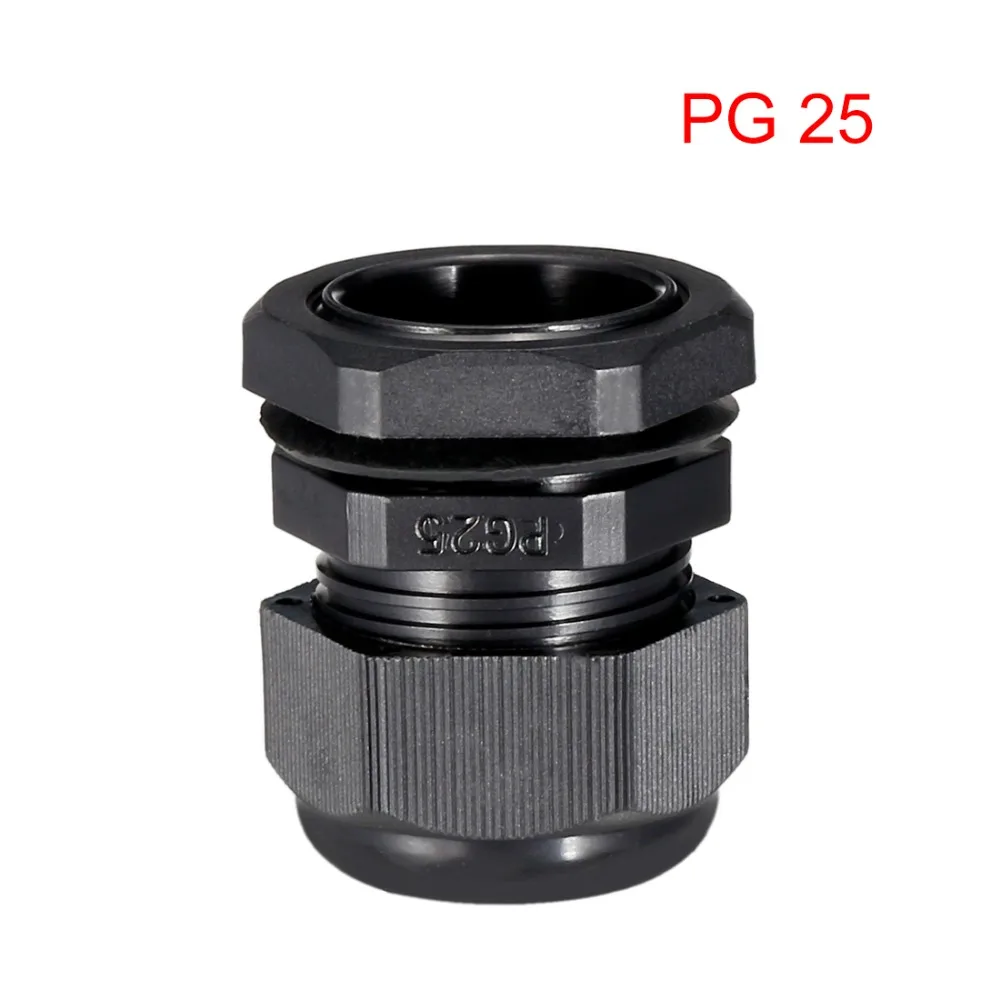 Uxcell 2 шт./лот PG13.5/PG25/M25/M32 черный кабельный ввод водостойкий соединитель