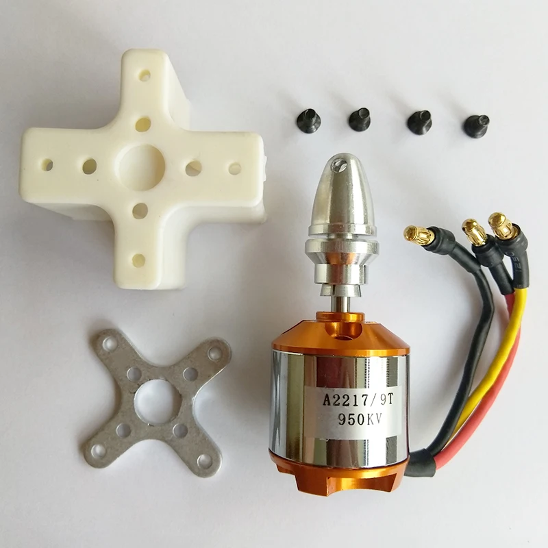 

A2217 2217 950KV 1250KV 1500KV 2300KV With Motor Mount Outrunner Brushless Motor For RC Fixing Wing Quadrocopter Multi-copter