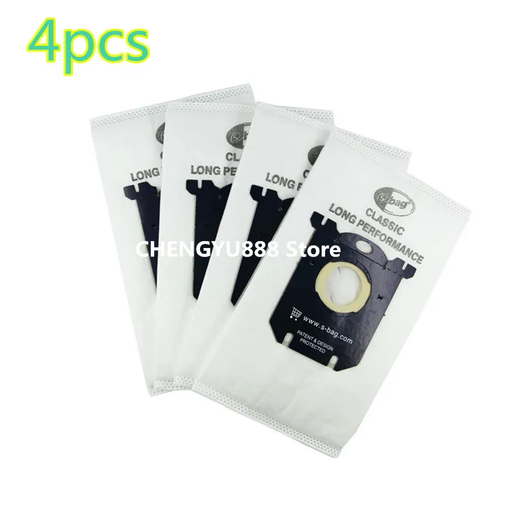 Пакеты для пылесоса 4 шт. пакеты пыли s bag замены Philips FC8202 8204 8208 HR8345 FC8226 FC8312 FC8382 FC8396