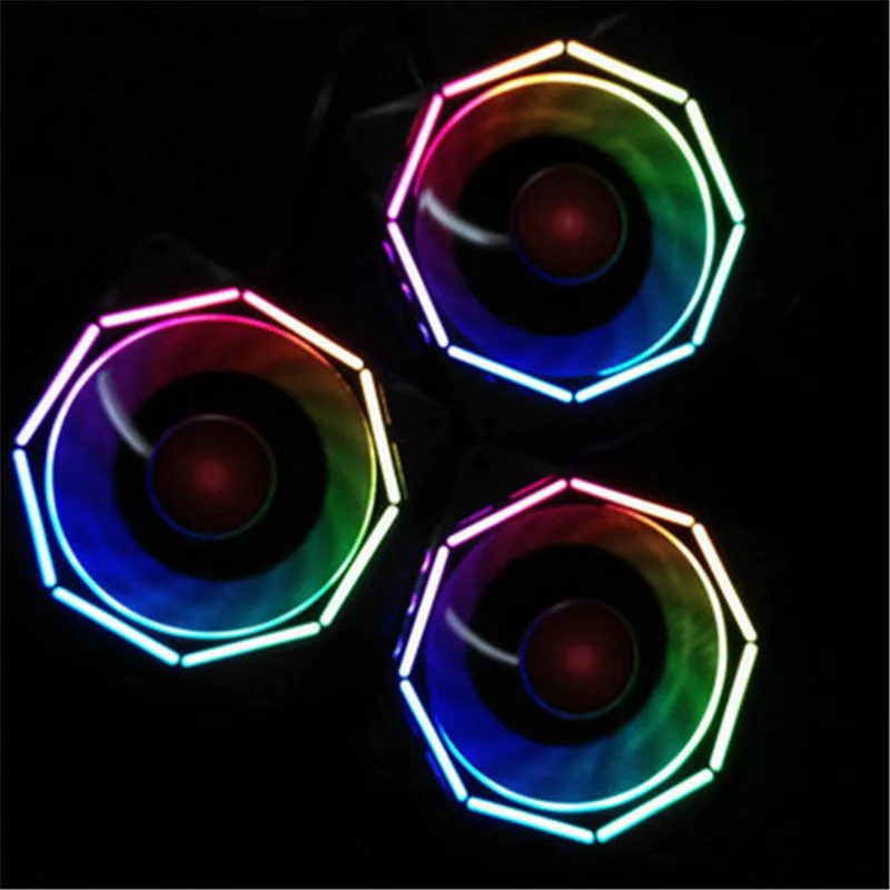 Чехол для компьютера RGB Fan KITS LingLong изысканный обесцвечиваемый Halo 12025 чехол для ПК