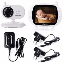 Babykam vigila bebes con camara 3," ЖК ИК ночного видения видеодомофон 4 колыбельные монитор температуры vigilabebes няня