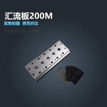 

Free Shipping Airtac Solenoid Valve Manifold / Base / Board 4V210-08 Pneumatic Solenoid Valve Manifold 200M-9F 9 Station