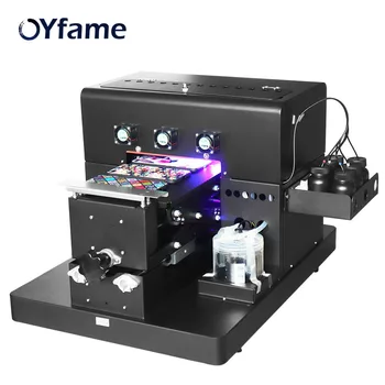 

OYfame A4 UV Printer With Emboss Effect Phone Case Printer A4 UV Printing Machine Golf Glass Metal Acrylic Leather PVC Printer