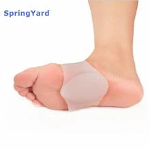 

SpringYard (2 pairs/lot) Silicone Gel Plantar Fasciitis Arch Support Sleeve Bandage Pad Flat Foot Orthopedic Belt Foot Care