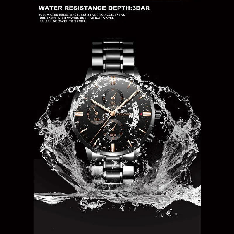 2019 New Men's Watch Stainless Steel Belt Business Quartz Watches Top Luxury Brand Sport relogio masculino watereproof reloj 2019 New Men's Watch Stainless Steel Belt Business Quartz Watches Top Luxury Brand Sport relogio masculino watereproof reloj