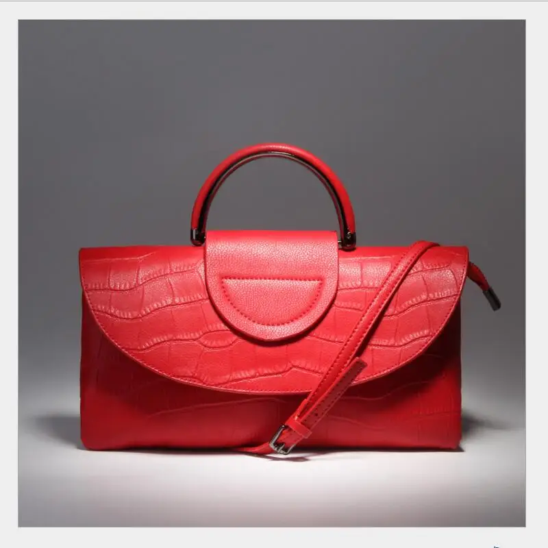 Japan Korea Stylish design ladies font b leather b font font b handbag b font high