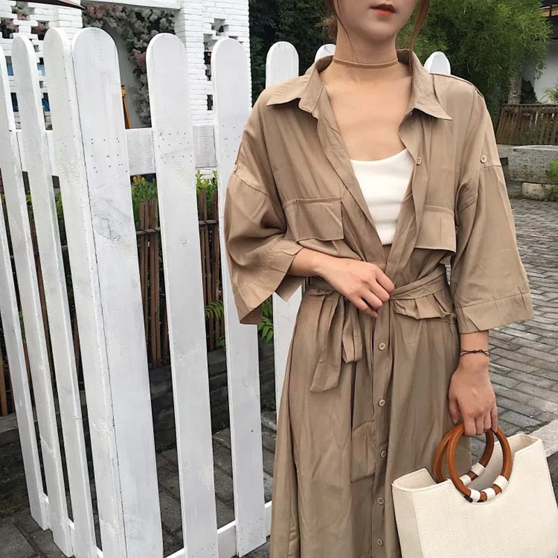 

Summer Sexy Plus Size Slim Bandage Single Breasted Thin Trench Coat Female Long Windbreaker Out Wear Sunproof Shirt Coat new