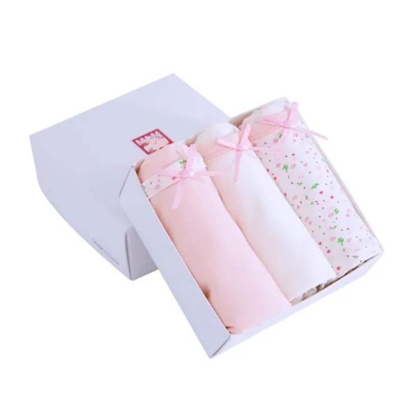 Children Girls Cotton Bowknot Underwear Vests 2
