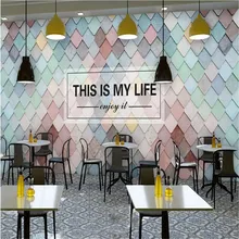 Индивидуальный цвет чайный магазин холодный напиток магазин отдых, бар большая роспись обои профессиональное производство фотообои оптом