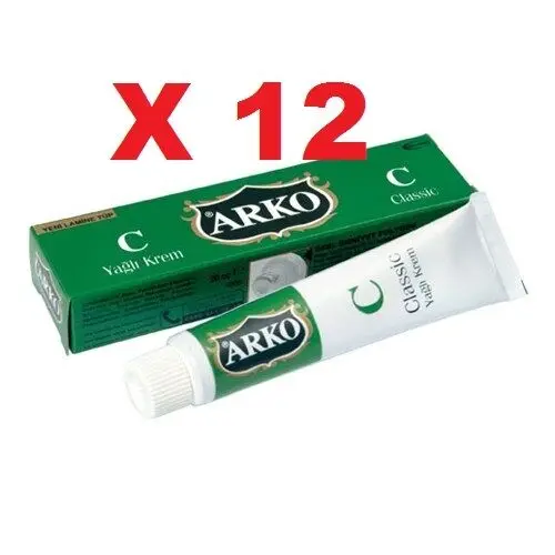12x ARKO Классический Крем для рук, крем после бритья, очиститель макияжа, семейный крем