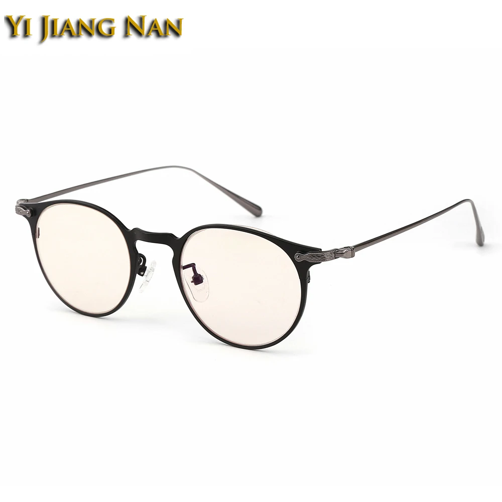 Yi Цзян Нань бренд Ретро Анти-голубой солнцезащитные очки компьютер работы очки Для женщин Винтаж моды оптического стекла Для мужчин