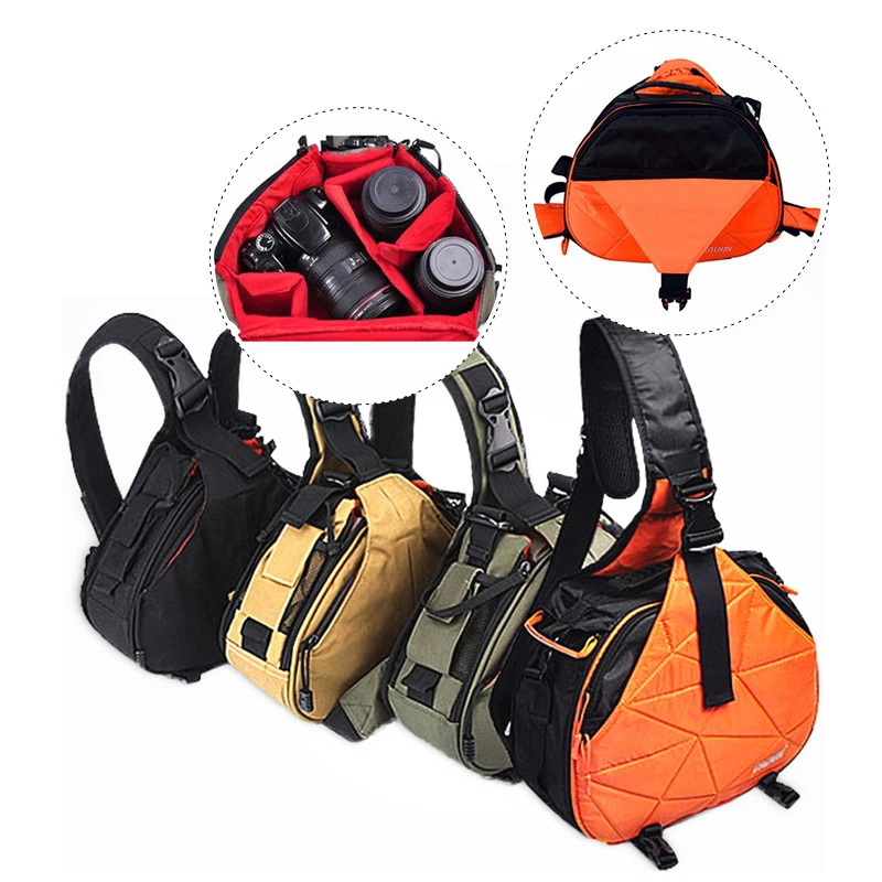 

CADEN DSLR Shoulder Camera Bag For Camera Canon Sony Nikon Pentax Olympus Panasonic Profissional Camera Bag Rain Cover