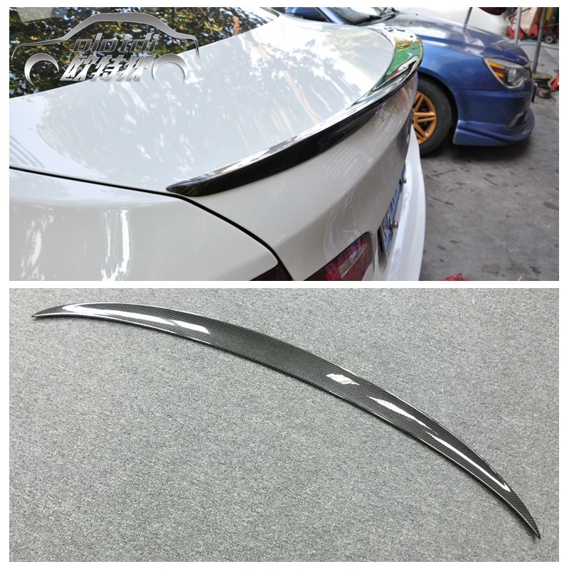 

F10 for Performance style carbon fiber rear spoiler car trunk lip auto boot wing spoiler for BMW F10 2010 up accessories