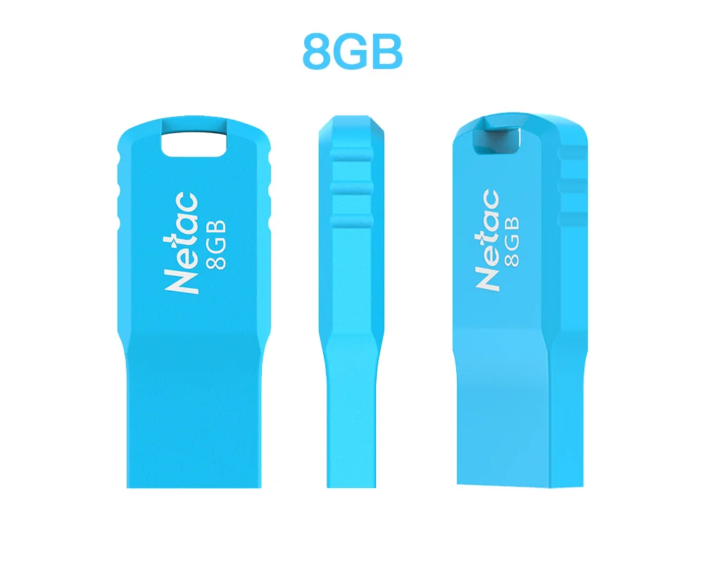 Netac U195 USB2.0 USB флеш-накопитель мини-флэш-накопитель 8 ГБ 16 ГБ 32 ГБ Черный Синий Оранжевый прямоугольная память флеш-накопители U Stick