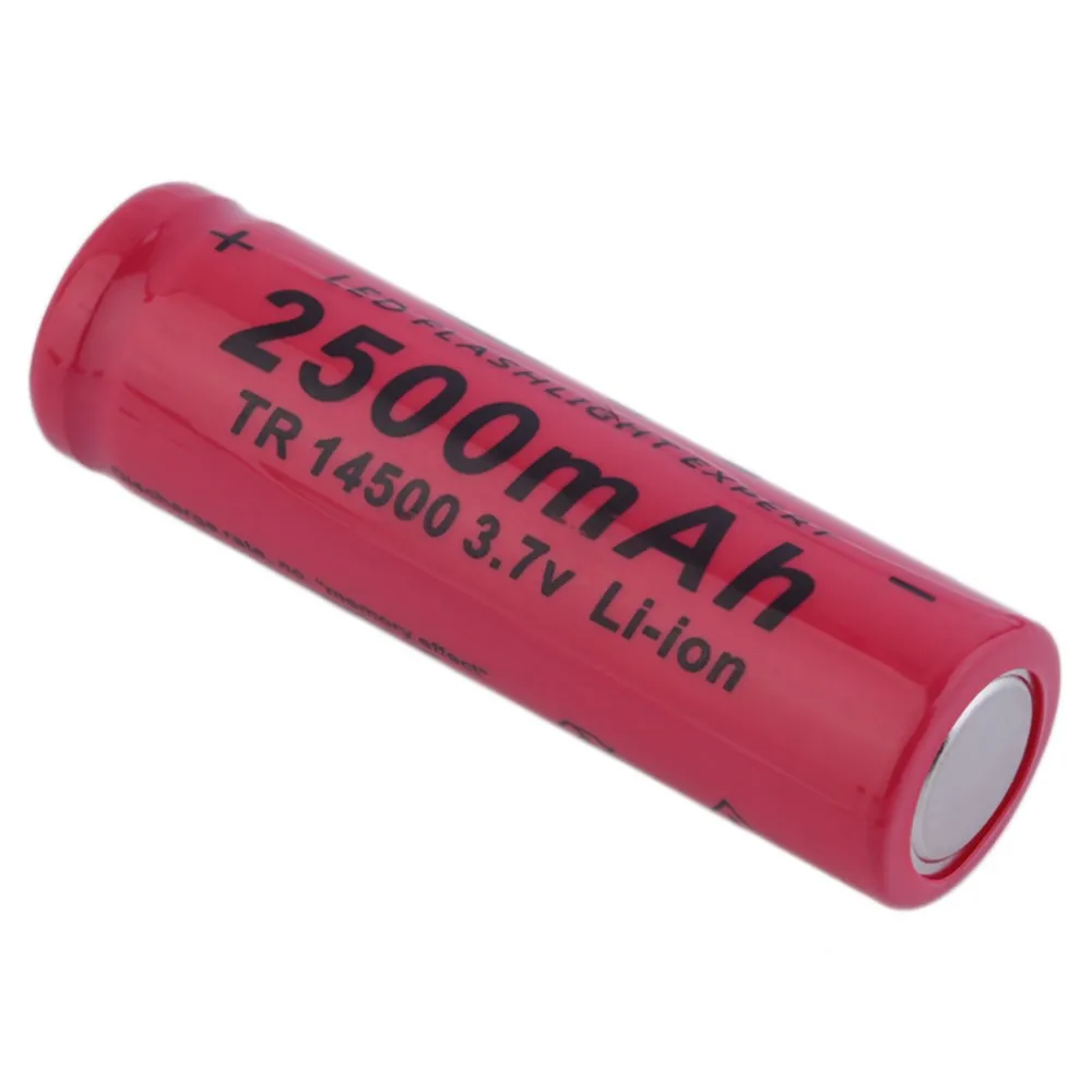 GTF 4 шт 14500 перезаряжаемая литиевая батарея 2500mAh 3,7 V фонарик перезаряжаемая батарея