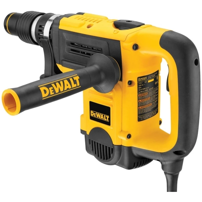 Перфоратор электрический DeWalt D25501K (Мощность 1100 Вт, энергия удара 11 Дж, сверление дерева 55 мм, бетона 40 мм, патрон типа SDS max, реверс)
