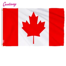 Высокое качество баннер открытый Канада клен баннер из листьев полиэстер Крытый