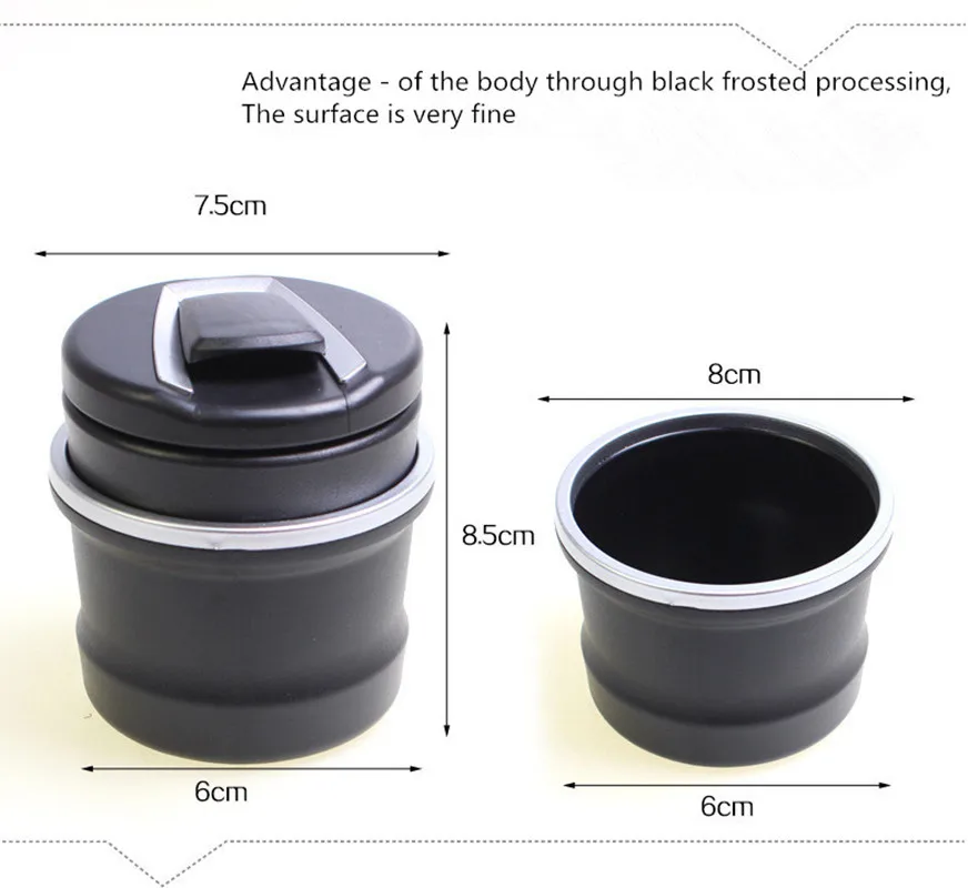 

Automobile ashtray for Ford Focus 2 3 Maverick Escape kuga C-MAX cmax c max Grand C-MAX Energi Car Accessories