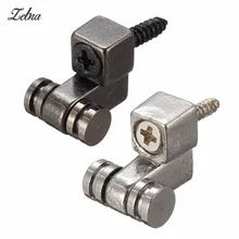 Зебра 2 шт./компл. аксессуары для музыкальных инструментов металлическая роликовая нить Дерево Фиксатор для электрических бас-гитара Запчасти и аксессуары