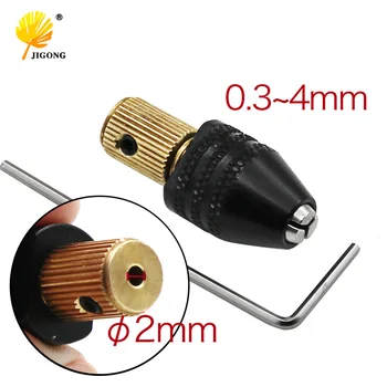 

2/2.35/3.17/4/5mm Electric motor shaft Mini Chuck Fixture Clamp 0.3mm-4mm Small To Drill Bit Micro Chuck fixing device