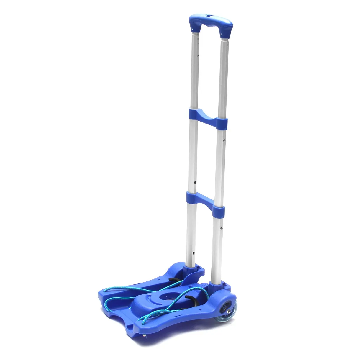 

New Hand Trolley Travel Accessories Folding Aluminium Alloy Heavy Luggage Hand Foldable Truck Wheels Rolling Baggage Cart
