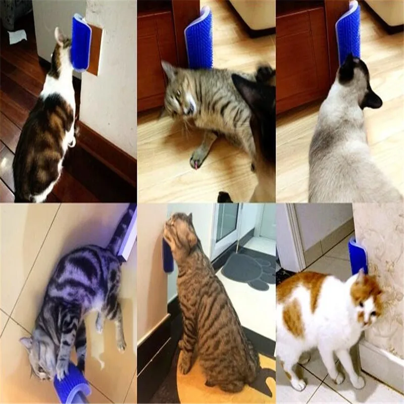 ZHPZPET прекрасный зоотовары для кошек поставки Cat массажные устройства Самостоятельная грумера с кошкой НПВ любимая игрушка для кошки щетка, расческа
