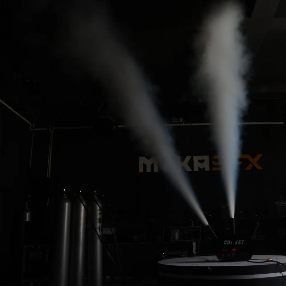 MOKA SFX 3 головки CO2 Jet Connon Водонепроницаемая плата управления DMX управление спецэффектами крио Co2 струйная противотуманная машина для DJ вечерние сцены