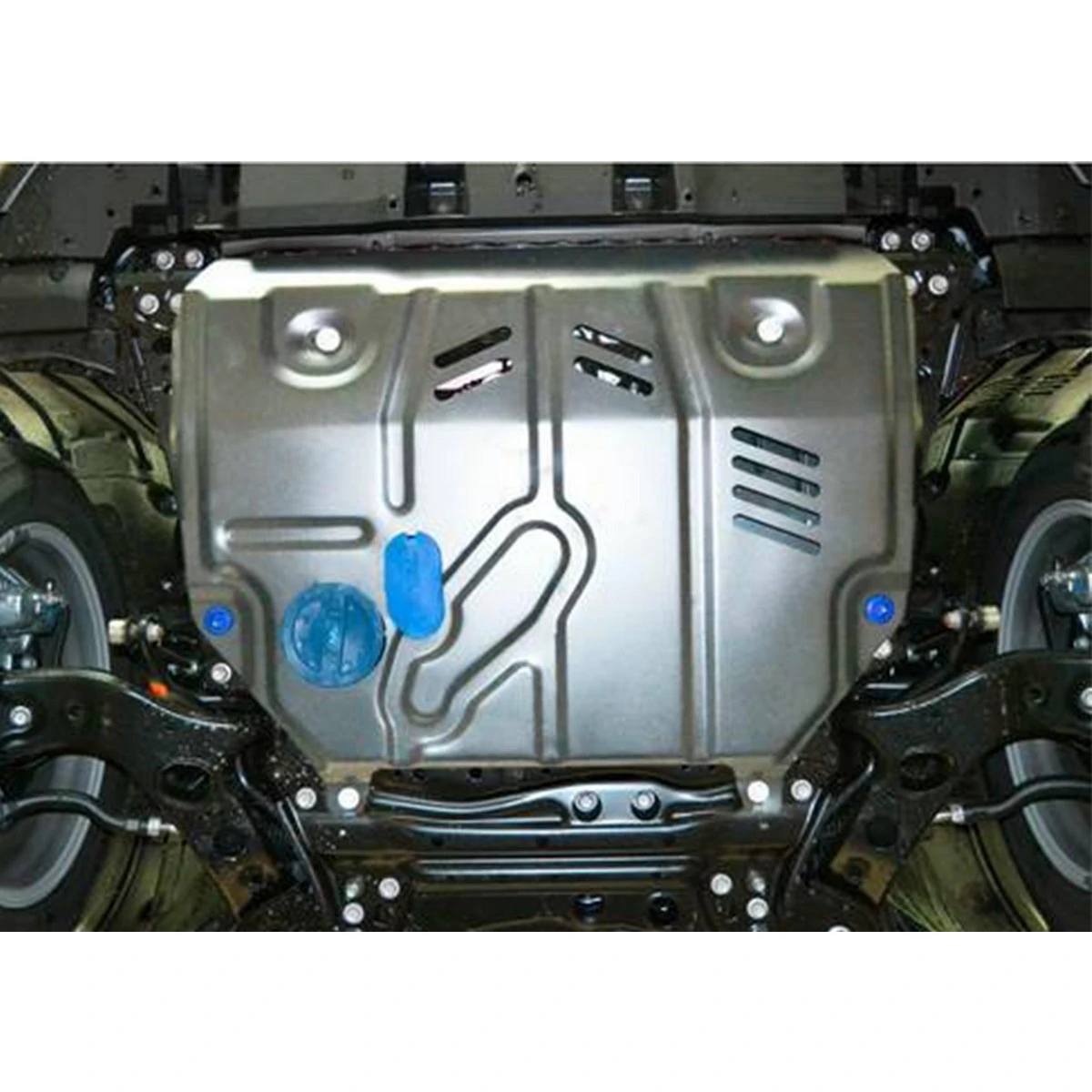 Защита картера и КПП Rival 333.3211.1 (для Lexus NX 200 V - 2.0 (150 л.с.) 2014-2017/Lexus NX 200 V - 2.0 (150 л.с.) 2017-н.в., алюминий 4 мм, алюминиевые защиты не поддаются коррозии, что гарантирует срок службы более 5 лет, крепеж в комплекте)