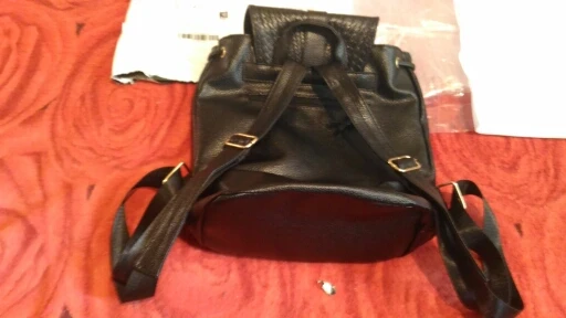2019 New Women Back Bag PU Leather Preppy Backpacks For Teenage Girls Lady School Bags Black Casual Backpack Female Mochila photo review