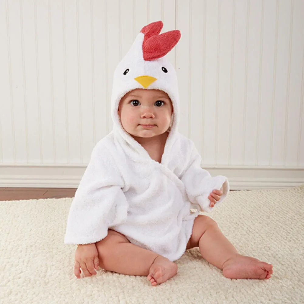 Children's Bathrobe Baby Boy Girl Soft Robe Pajamas Cotton Newborn