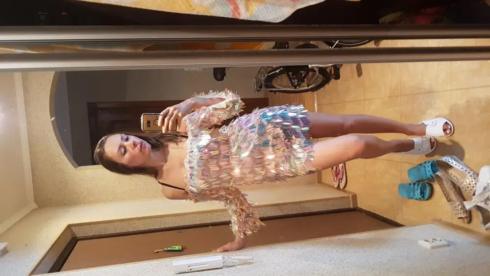 'Start The Show' Festival Sequin Dress photo review