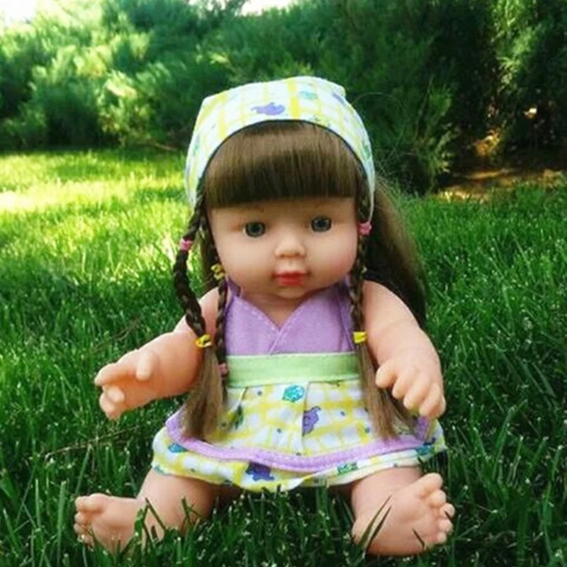 Interactive Silicone Talking/Laugh/Cry Electronic Reborn Baby Doll for Girl Children's