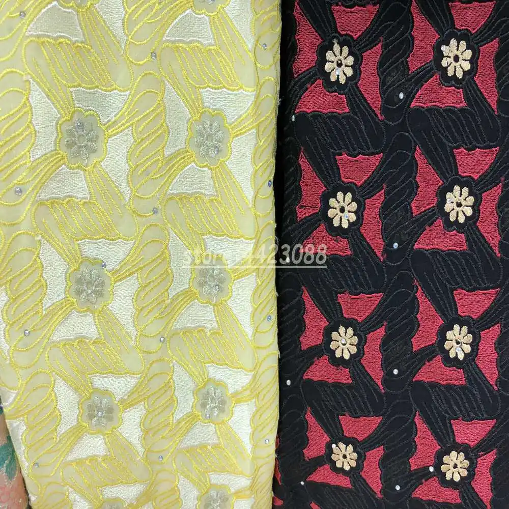 

African lace fabric Korea lace with stones cotton swiss voile lace in switzerland 2018 latest for Party clothing 5yard/lot