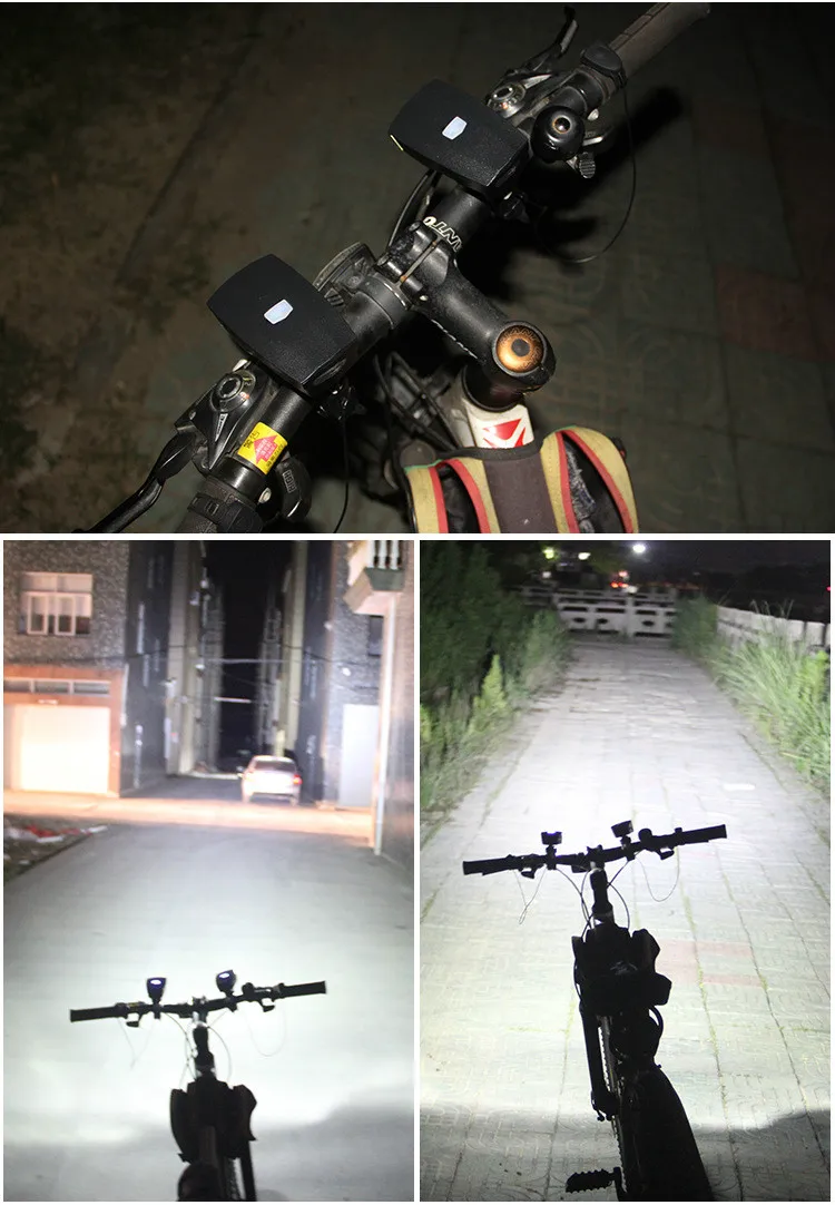 Smart Bicycle Light + Bike Bell USB Charging Bike Horn Light Headlight Waterproof Cycling Led Light Bicycle Accessories371824 (3)