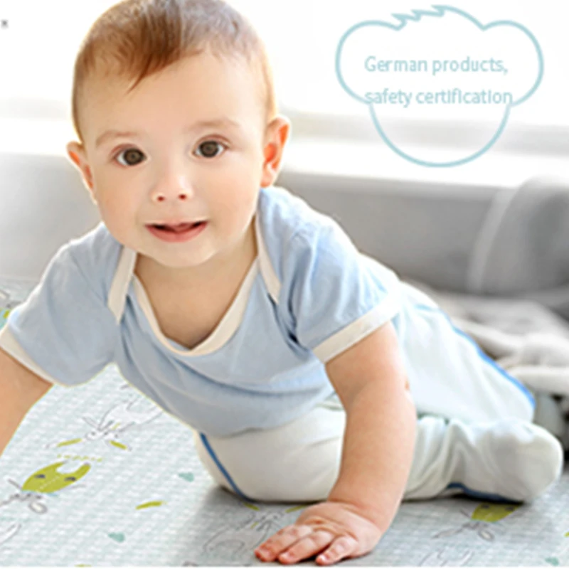 US $111.00 Baby play floor playing infant XPE foam two sides cartoon thickened game rug 20015018cm crawling mat on sale mat006