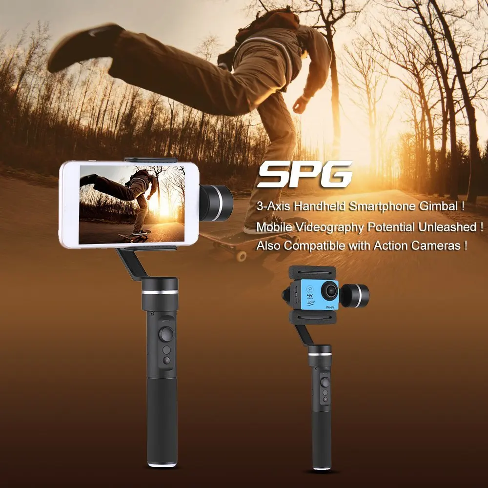  FeiyuTech SPG 3-Axis Gimbal Handheld Smartphone Stabilizer for iPhone 8 8 PLUS Xiaomi Samsung S8 Zo