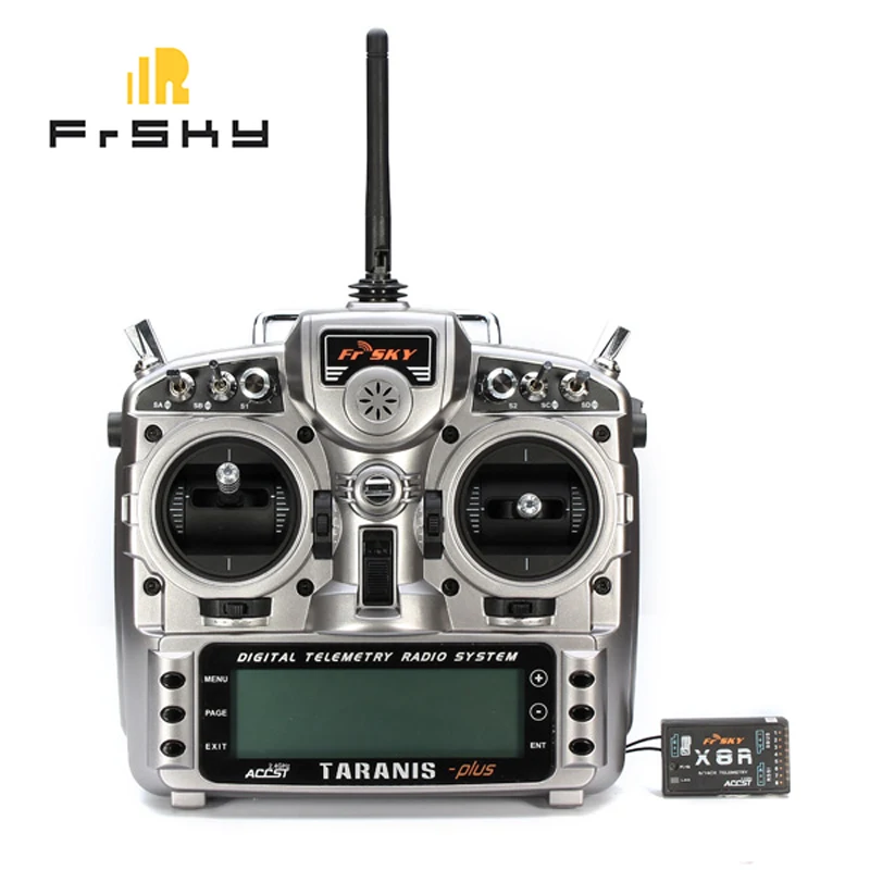 Передатчик FrSky ACCST Taranis X9D PLUS 16CH 2 4 GHz с X8R | Игрушки и хобби