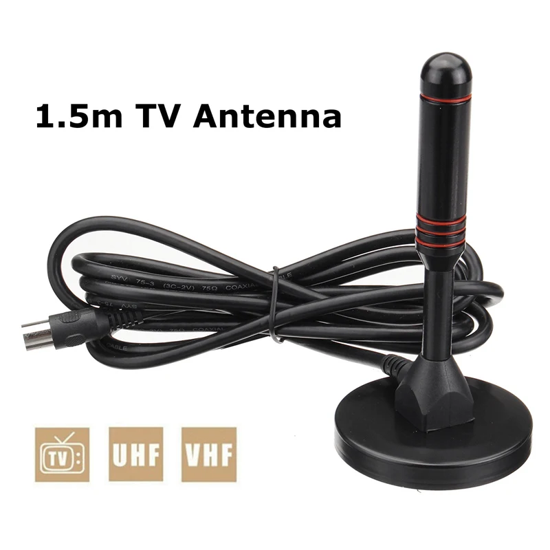 

KROAK Car HD TV Antenna Indoor Digital TV Aerial Antenna Booster DVB-T 20 dBi UHF174-230 VHF470- 862