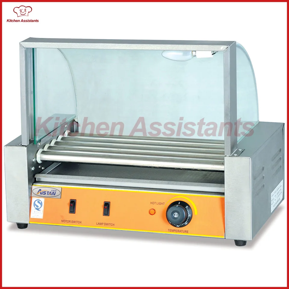 

EH205 countertop 5 rollers electric hot dog making machine roller rolling machine