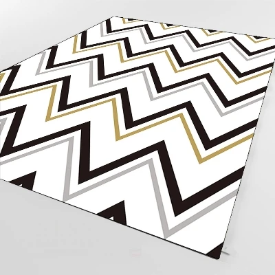 Черный, серый, белый цвета, Геометрические линии, 3d принт, нескользящая микрофибра, гостиная, декоративный современный моющийся коврик, коврик