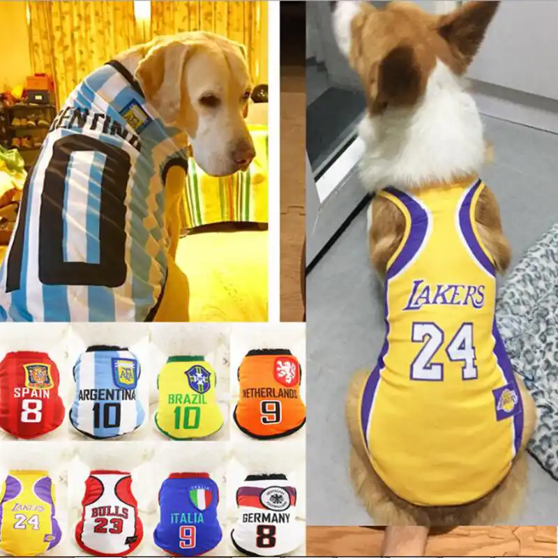 dog lakers jersey