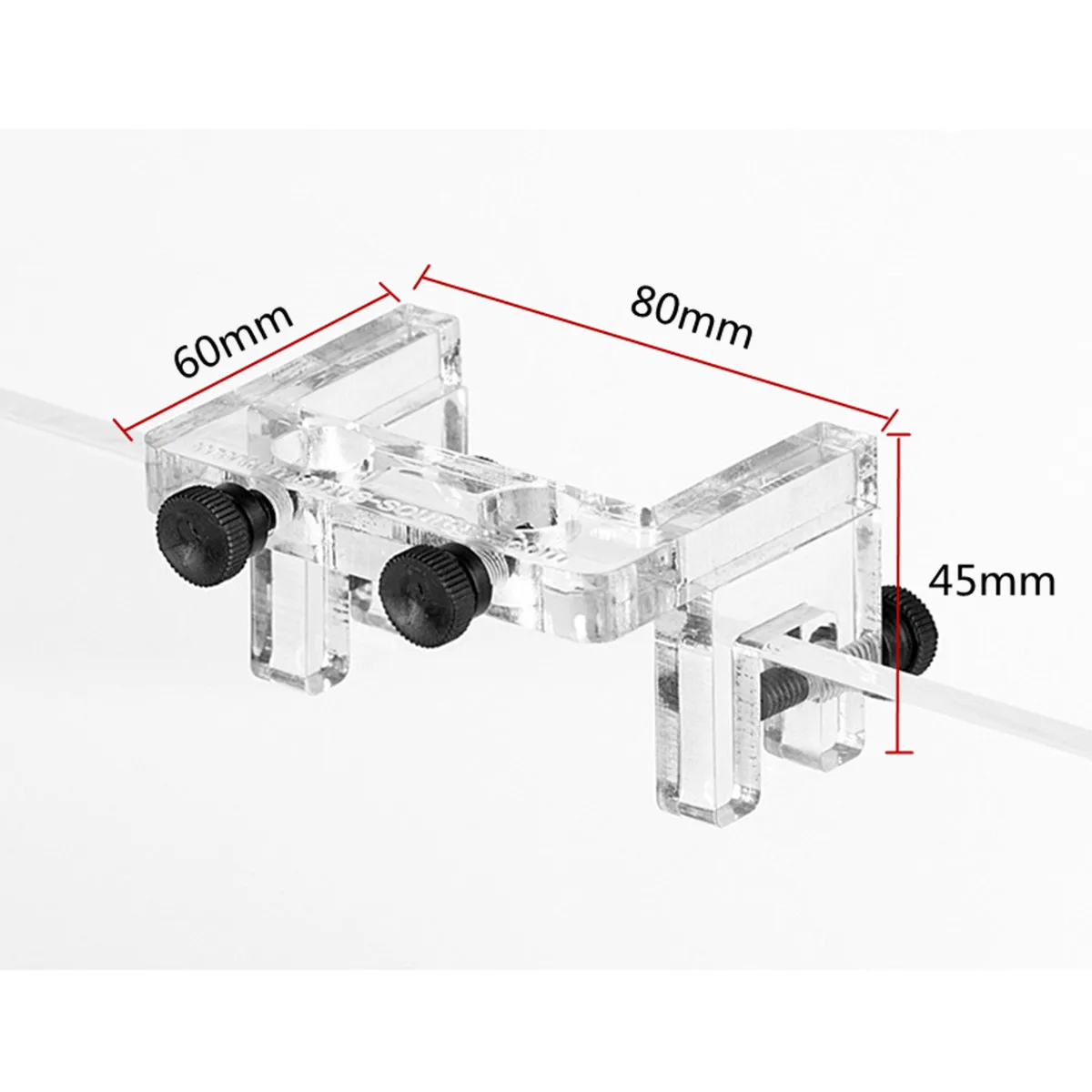 Прозрачный акриловый держатель зонда для аквариума с двумя отверстиями, держатель для шланга, подставка-органайзер, инструменты для очистки, принадлежности