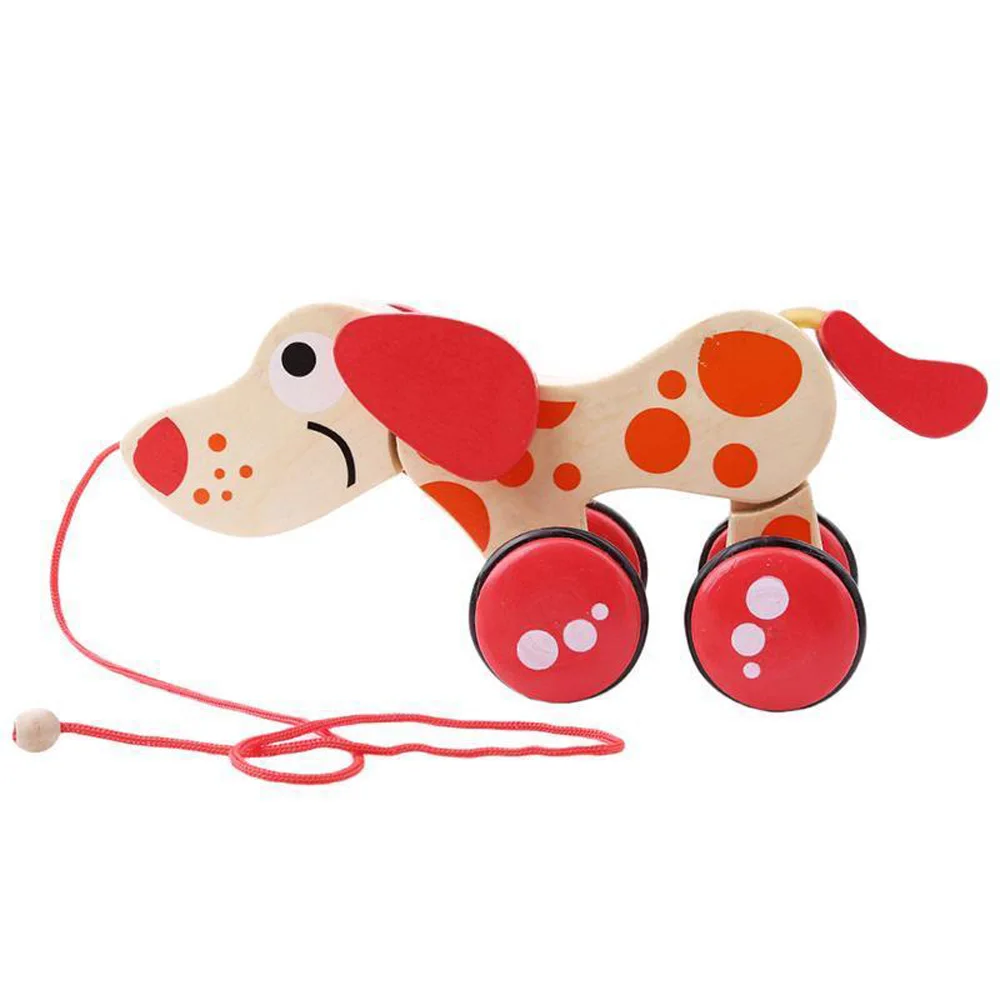 

Cute Non Toxic Wooden Push & Pull Toy Walk Crocodile For Kids Children Baby