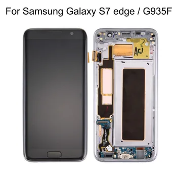 

For Galaxy S7 Edge / G935F Original LCD Screen and Digitizer Full Assembly with Frame & Charging Port Board & Volume Button
