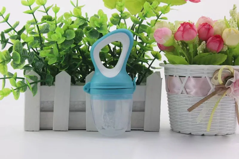 Baby Fruits And Vegetables Teether Infant Bite Bags Pacifier Reassure Chlidren Silicone Buckle Drinkers  (2)