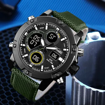 

2018 Luxury Brand Watches Men Sports Watches Waterproof LED Digital Quartz Men Military Wrist Watch Clock Male Relogio Masculin