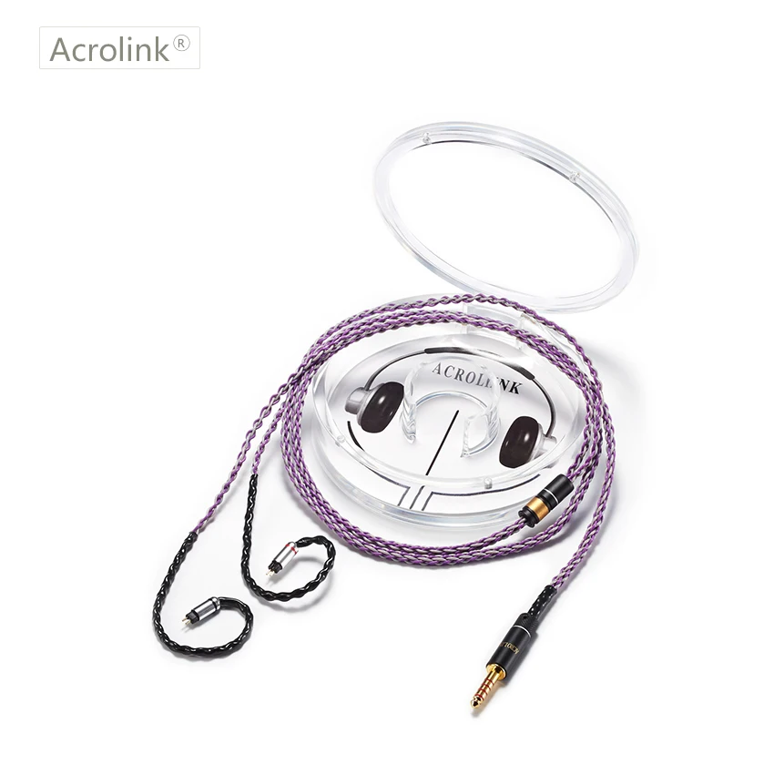 Acrolink 1 2m Upgraded Pcocc silver plated cable with 0 78mm 2Pins Interface for 4 4