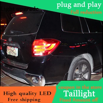 

Car Styling Tail Lights For Toyota Highlander 2008-2011 Taillights LED Tail Light Rear Lamp DRL+Brake+Signal Auto Accessories